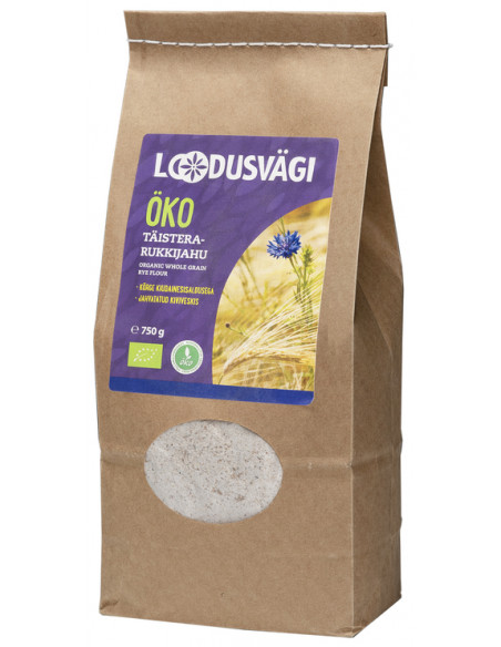 Loodusvägi ÖKO rukkijahu täistera 750g