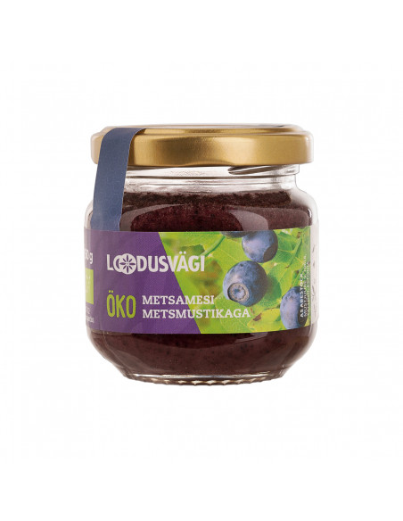 KAST 6tk! Loodusvägi ÖKO metsamesi mustika 150g EE-ÖKO-03