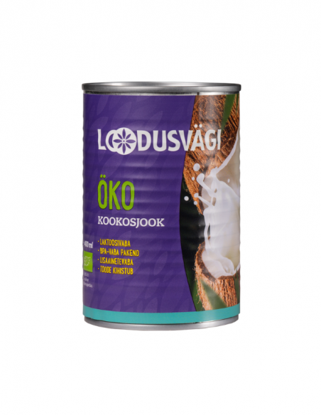 Loodusvägi ÖKO kookosjook (17%) 400ml NL-BIO-01