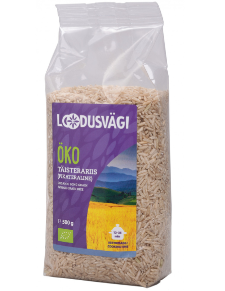 Loodusvägi ÖKO riis täistera pikateraline 500g IT-BIO-007