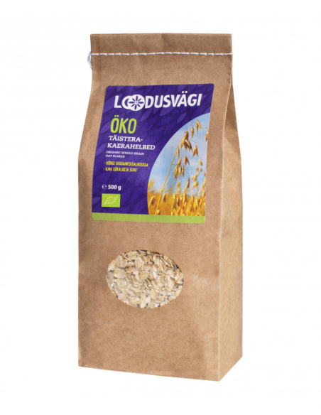 KAST 10tk! Loodusvägi ÖKO kaerahelbed täistera 500g EE-ÖKO-03
